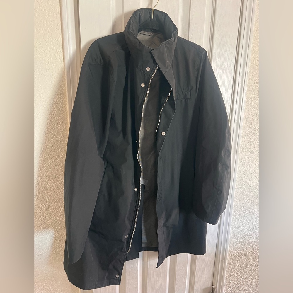 Prada Men's Black Raincoat